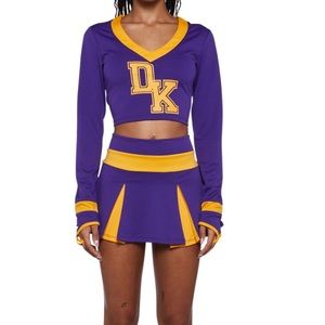 NWT Jennifer’s Body Costume ( Cheerleader Mini Skirt and Long Sleeve Top Set )
